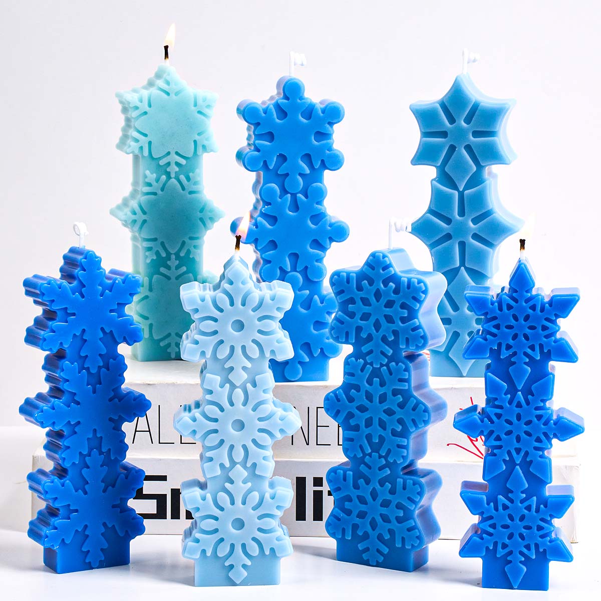 Christmas Snowflake Candle Mol - огляд і ціна Soap Making Gifts