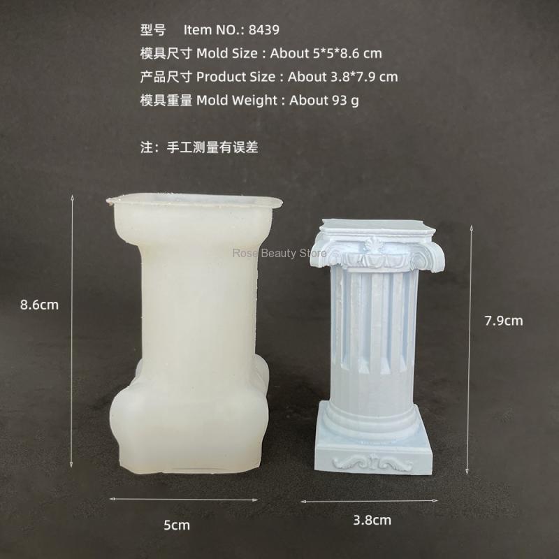 3D Roman Column Candle Silicon - огляд і ціна Soap Making Gifts