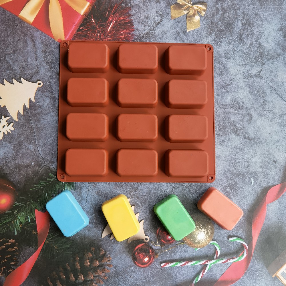 12 Cavity Square Silicone Soap - огляд і ціна Soap Making Instructions