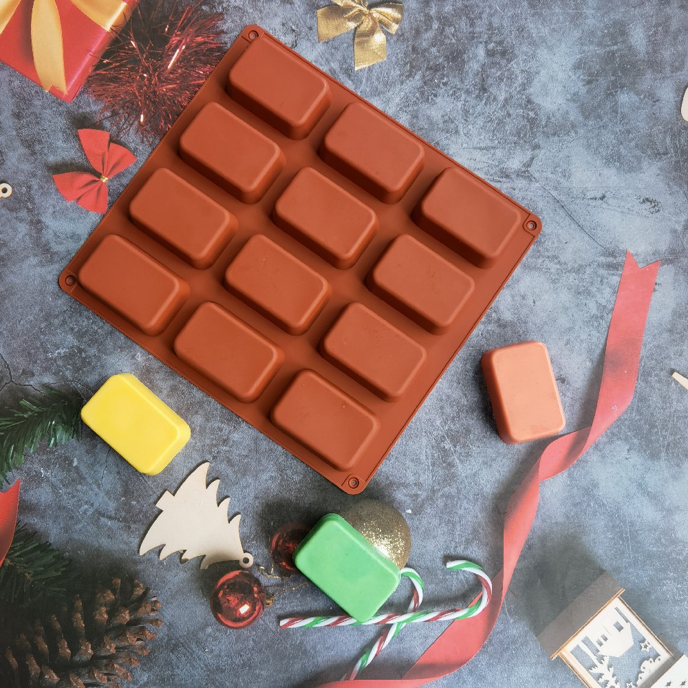 12 Cavity Square Silicone Soap - огляд і ціна Soap Making Instructions