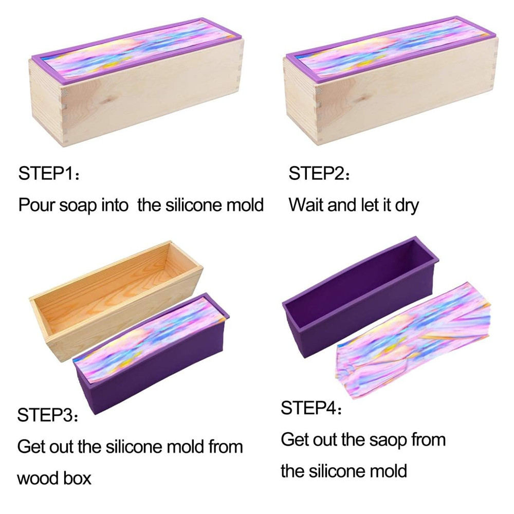 1.2L Silicone Soap Molds Kit 4 - огляд і ціна Soap Making Kit For Beginners
