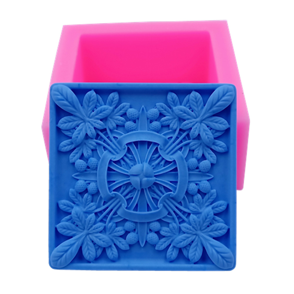 Square Design Soap Molds Flowe - огляд і ціна Soap Making Instructions